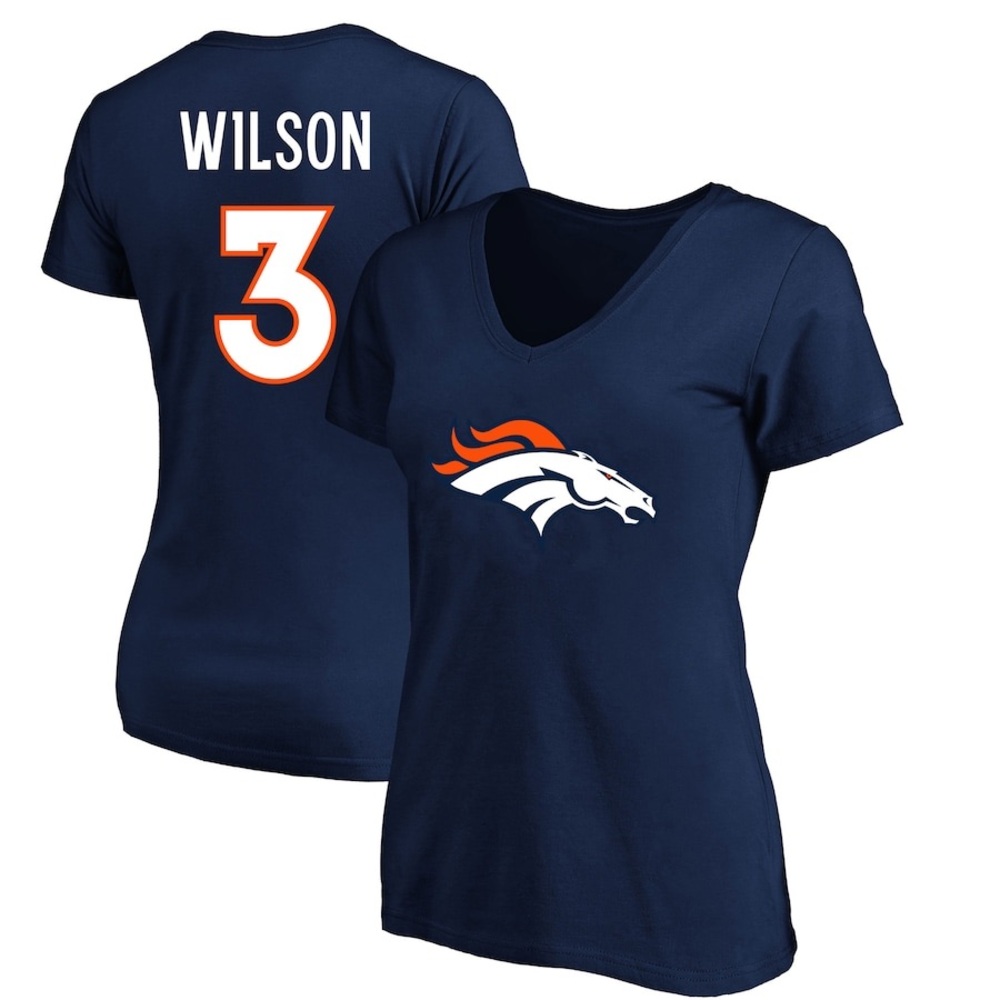 Denver Broncos Women’s Fanatics Russell Wilson Short Sleeve T-Shirt~3XL~NWOT